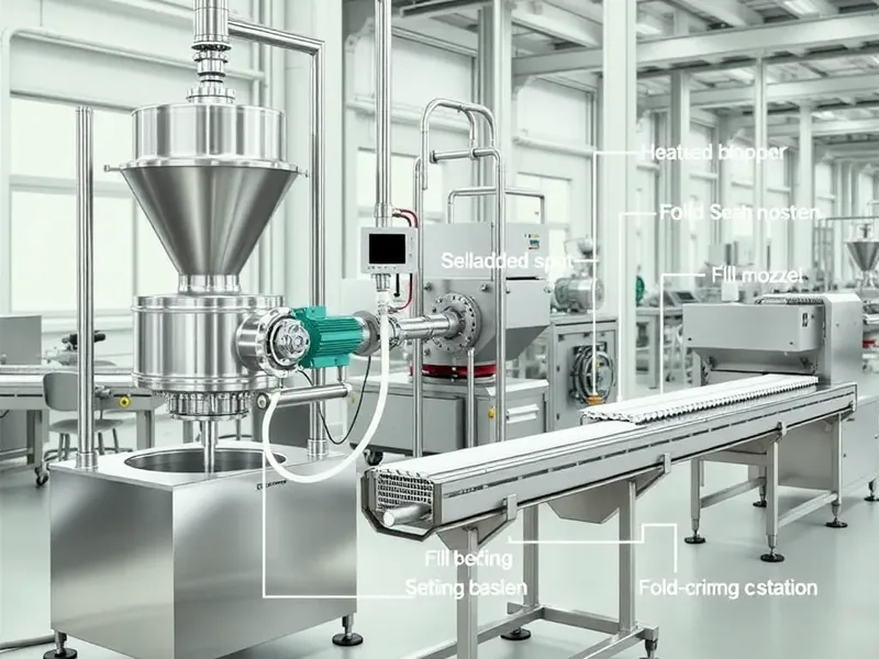 Grease Tube Filling Machine for Industrial Lithium Grease Aluminum Tube — NLGI 2 - flow view