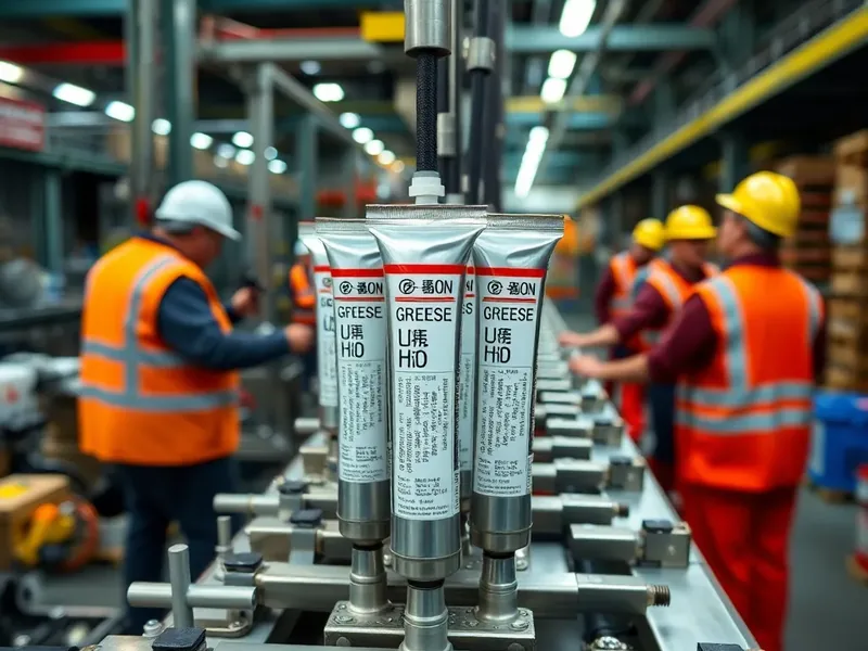 Grease Tube Filling Machine for Industrial Lithium Grease Aluminum Tube — NLGI 2 - scene view
