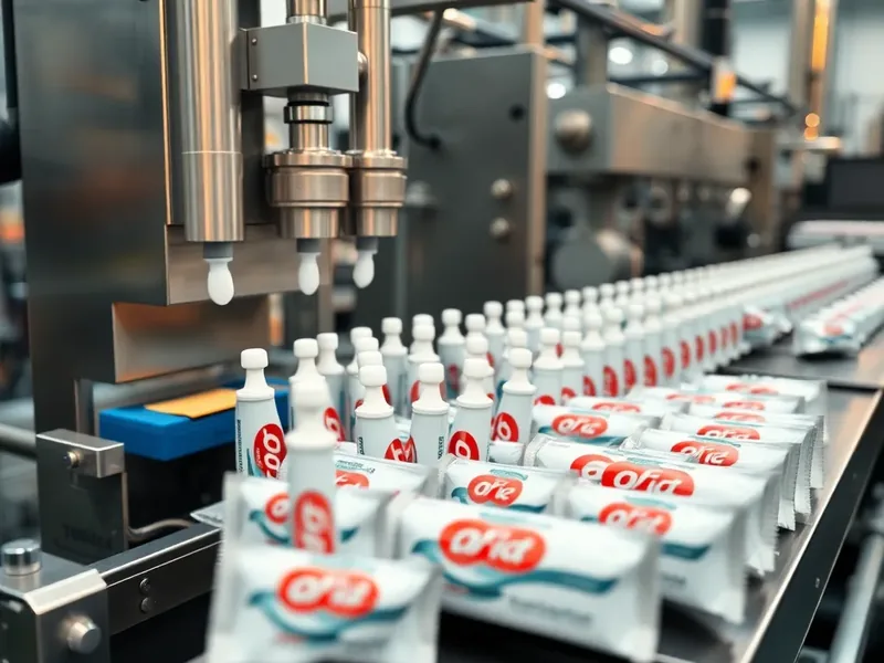 Toothpaste Tube Filling Machine in Production