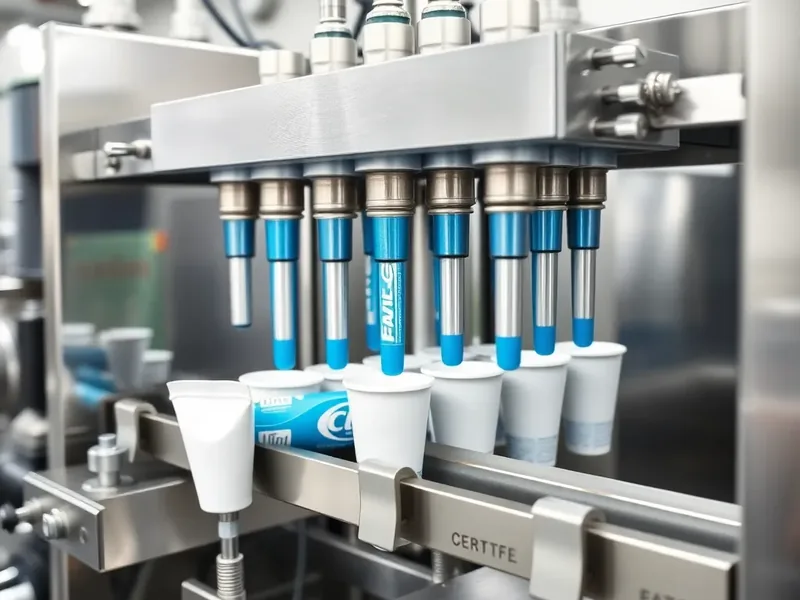 Toothpaste Tube Filling Machine Side View