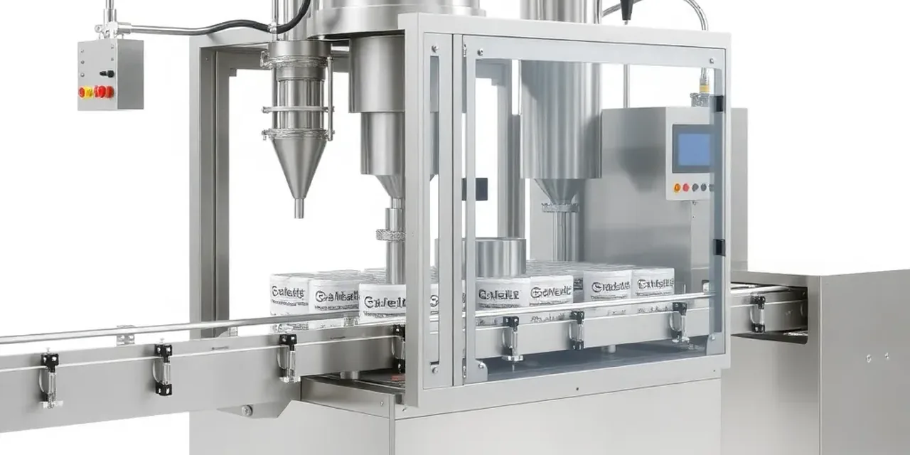 Tube Filling and Sealing Machine generated realistic equipment image