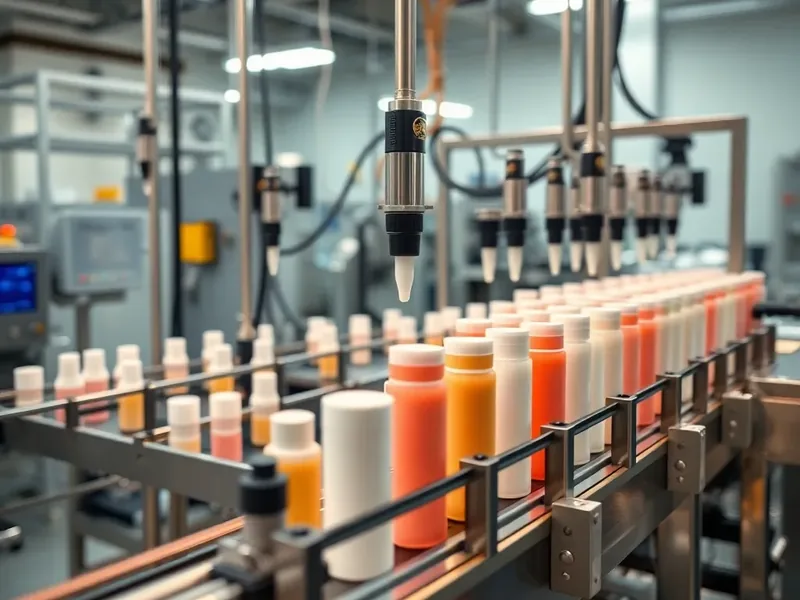 Tube Filling and Sealing Machine in Production