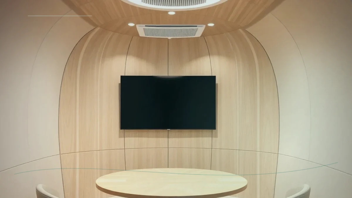 Meeting Room Pods Application Case for Acoustic Meeting Pod