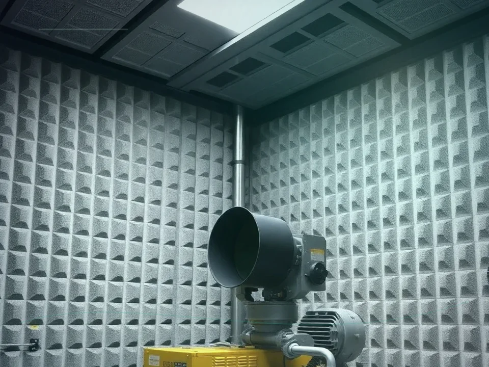 Acoustic Test Room application case for Acoustic Test Room - site image