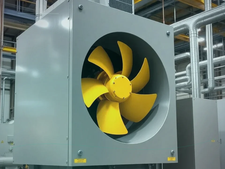 Industrial Sound Enclosures application case for Fan & Blower Noise Enclosure - site image