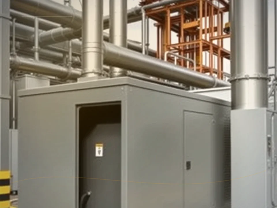Generator Acoustic Enclosure application case for Generator Soundproof Enclosure - site image