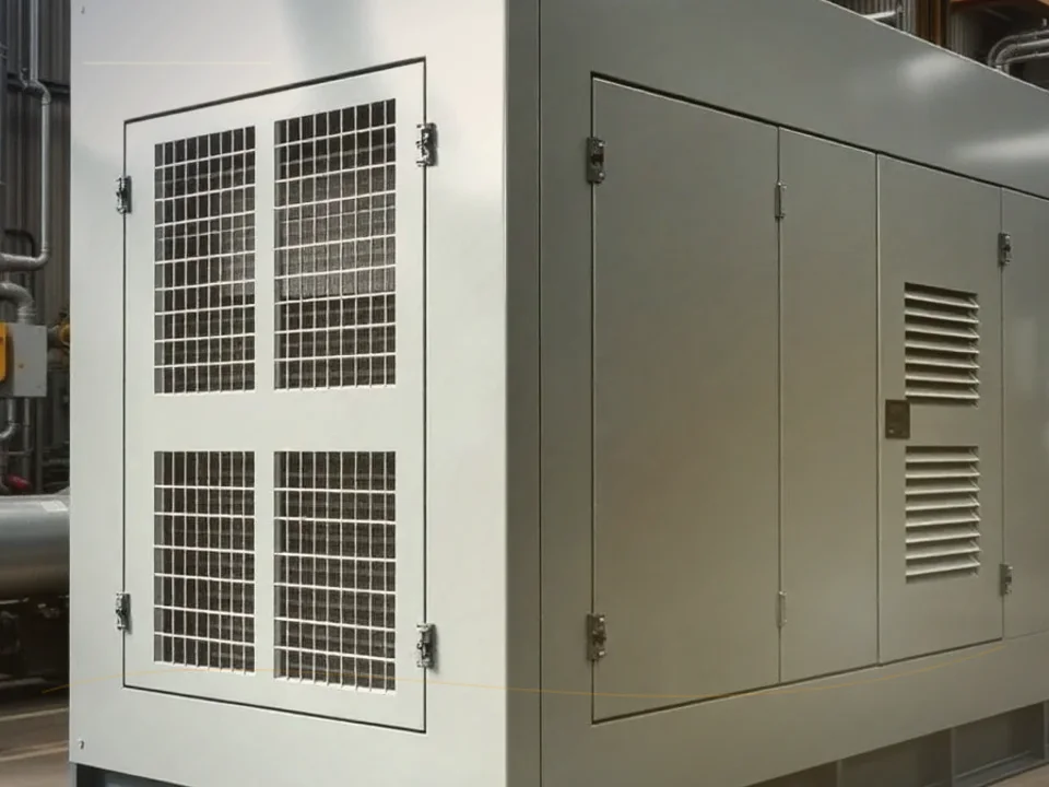 Soundproof Generator Box For Sale application case for Generator Soundproof Enclosure - site image