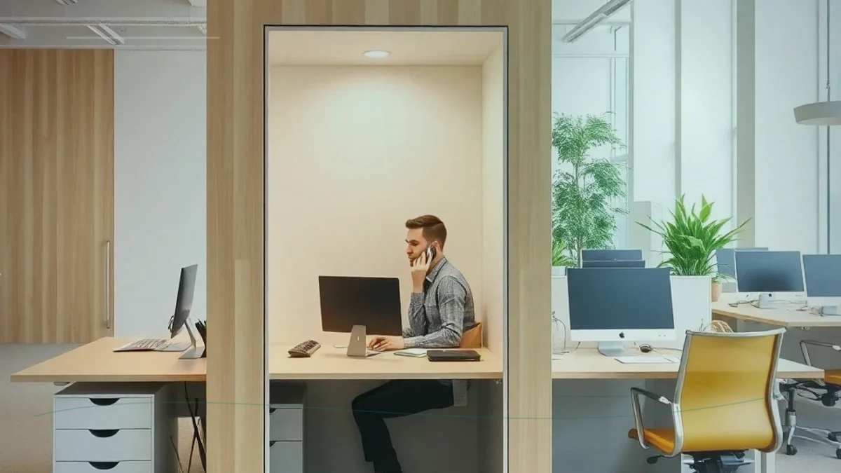 Privacy Booth For Office Application Case for Office Privacy Booth