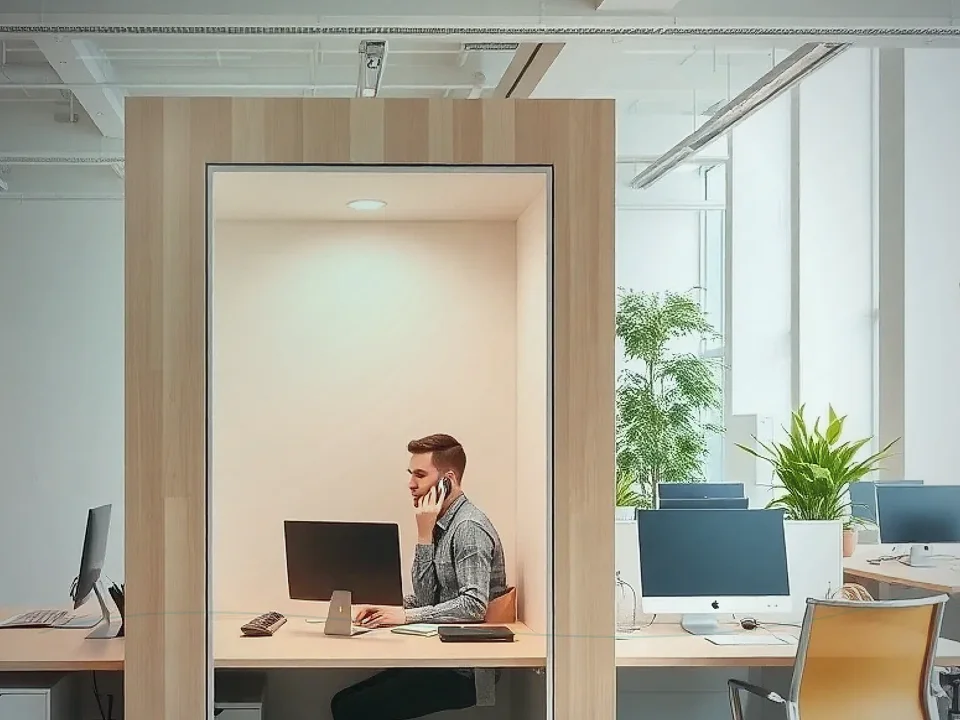 Privacy Booth For Office application case for Office Privacy Booth - detail image