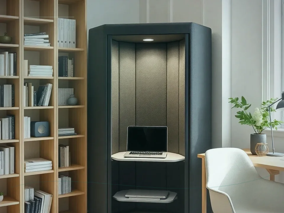 Soundproof Booth For Office application case for Portable Soundproof Booth - site image