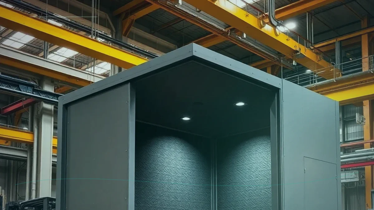 Pool Pump Enclosure Soundproof Application Case for Pump Room Acoustic Enclosure