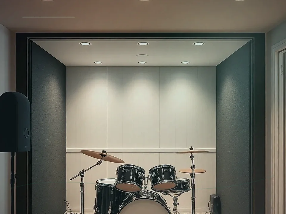 Sound Isolation Booth application case for Soundproof Drum Booth - detail image
