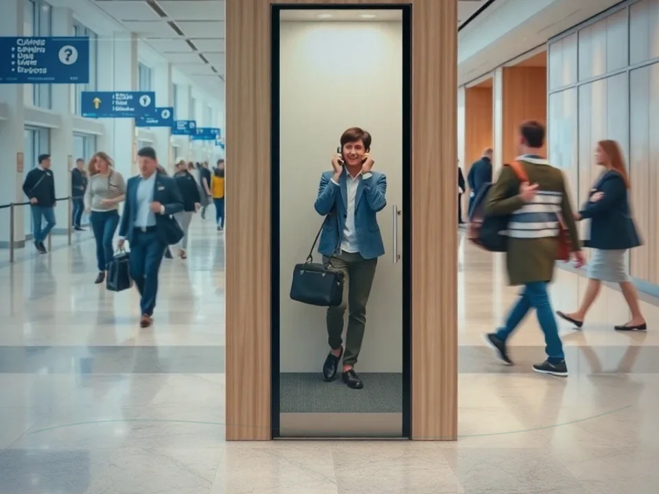 Telephone Booths application case for Soundproof Telephone Booth - site image
