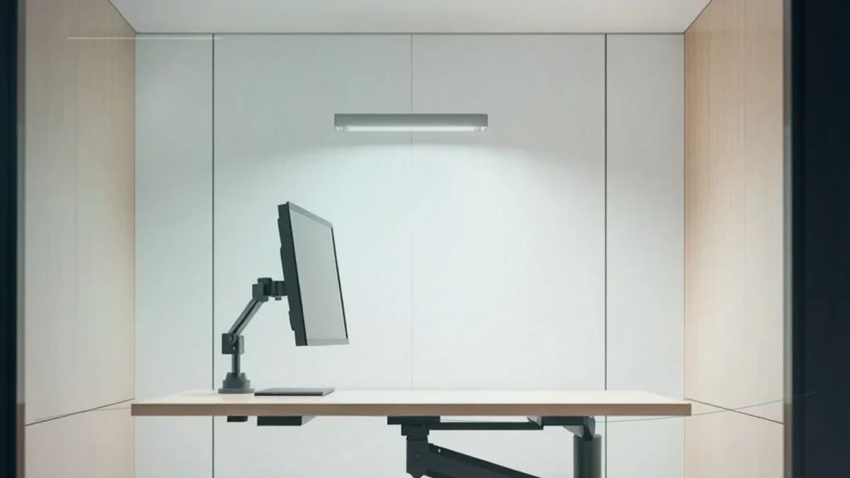Focus work pod for deep-concentration office tasks