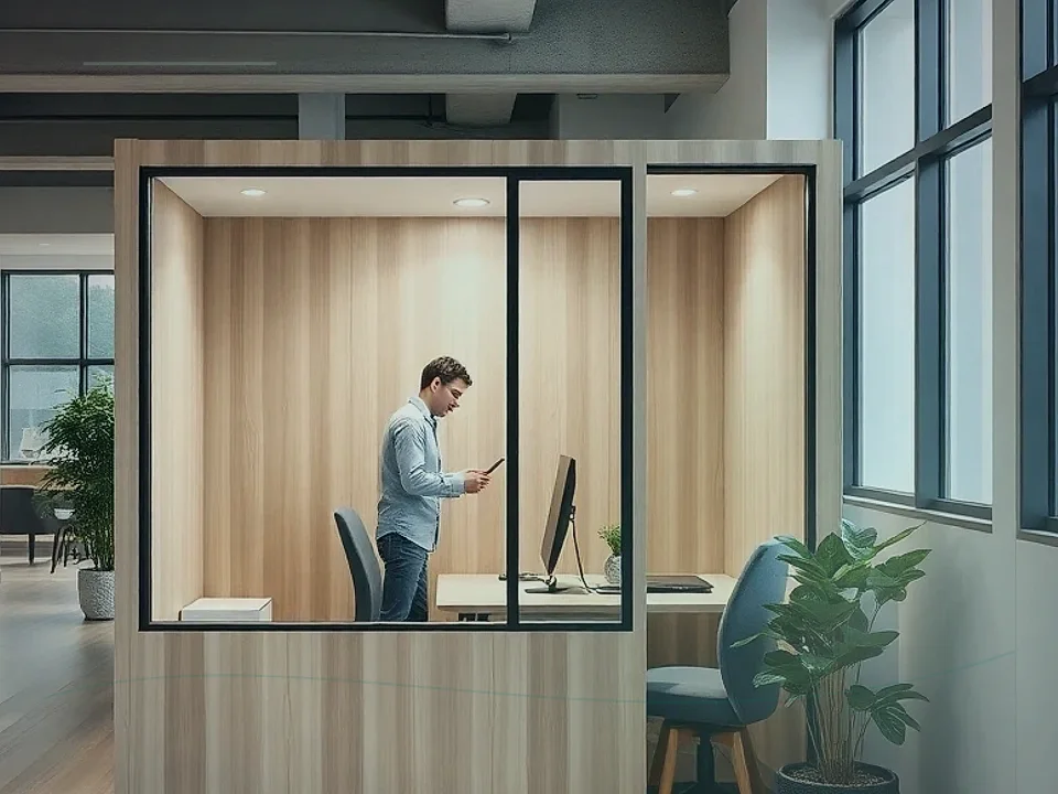Work Pod application case for Soundproof Work Pod - detail image