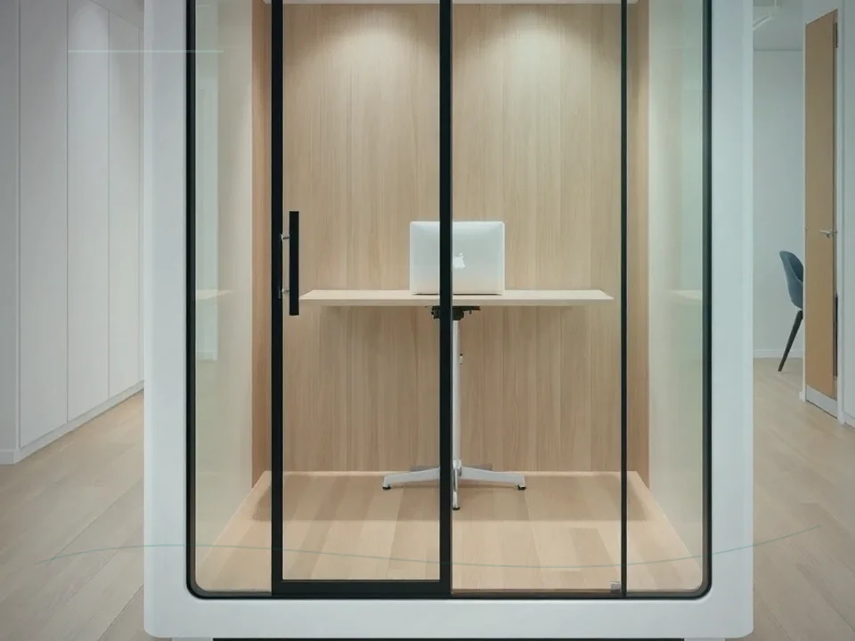 Work Pod application case for Soundproof Work Pod - site image